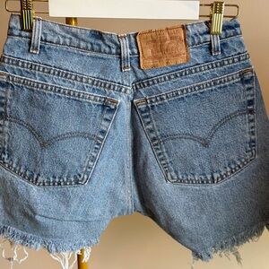 Up-Cycled Levi Denim Shorts